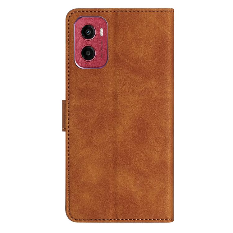 For Motorola Moto G05 Seven Butterflies Embossed Leather Phone Case