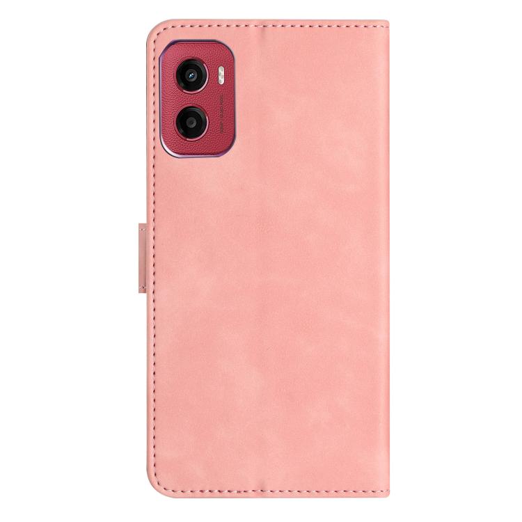 For Motorola Moto G05 Seven Butterflies Embossed Leather Phone Case