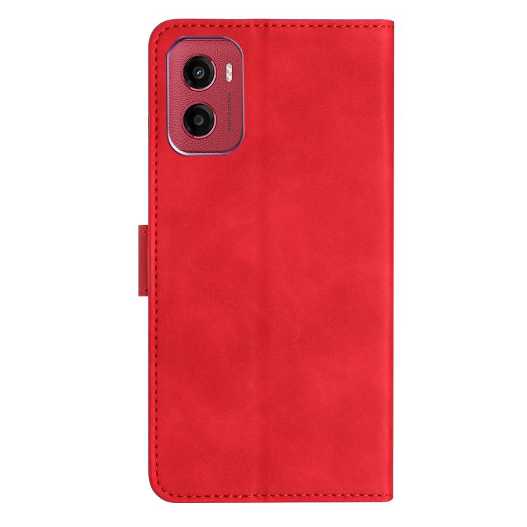 For Motorola Moto G05 Seven Butterflies Embossed Leather Phone Case