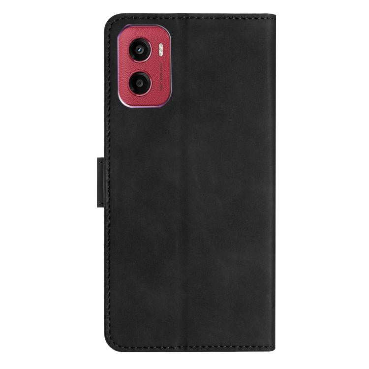 For Motorola Moto G05 Seven Butterflies Embossed Leather Phone Case