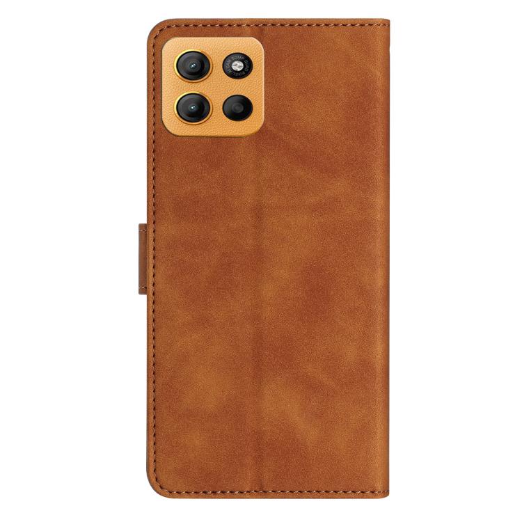 For Motorola Moto G15 Seven Butterflies Embossed Leather Phone Case