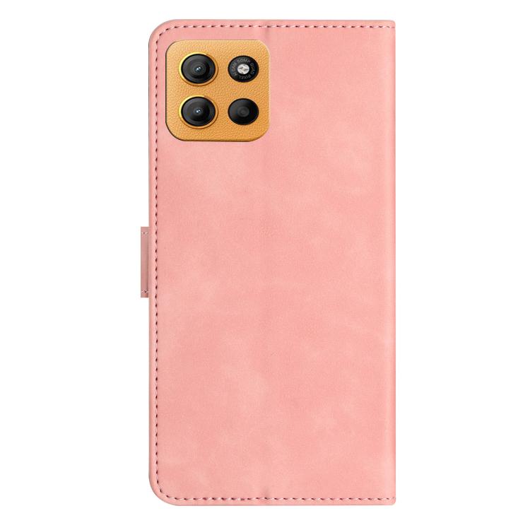 For Motorola Moto G15 Seven Butterflies Embossed Leather Phone Case