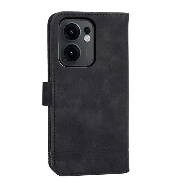 For OPPO Reno13 F 4G / 5G Dierfeng Dream Line TPU Hybrid PU Leather Phone Case