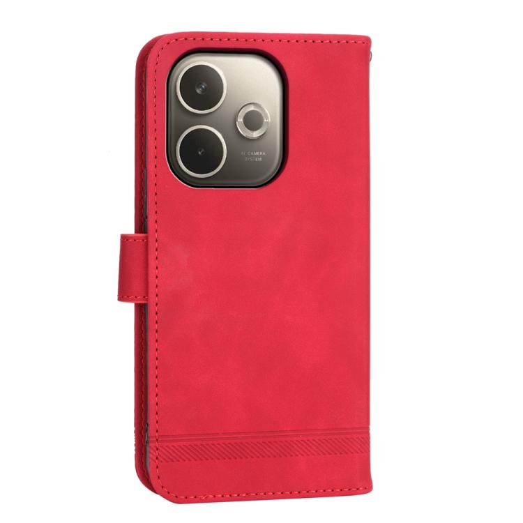 For OPPO A5 PRO 5G Global Dierfeng Dream Line TPU Hybrid PU Leather Phone Case