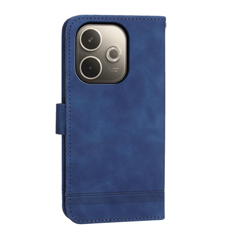 For OPPO A5 PRO 5G Global Dierfeng Dream Line TPU Hybrid PU Leather Phone Case
