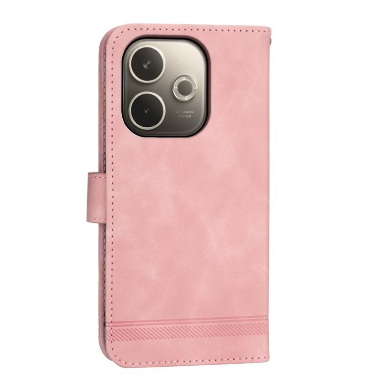 For OPPO A5 PRO 5G Global Dierfeng Dream Line TPU Hybrid PU Leather Phone Case
