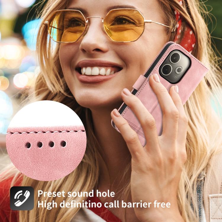 For OPPO A5 PRO 5G Global Dierfeng Dream Line TPU Hybrid PU Leather Phone Case