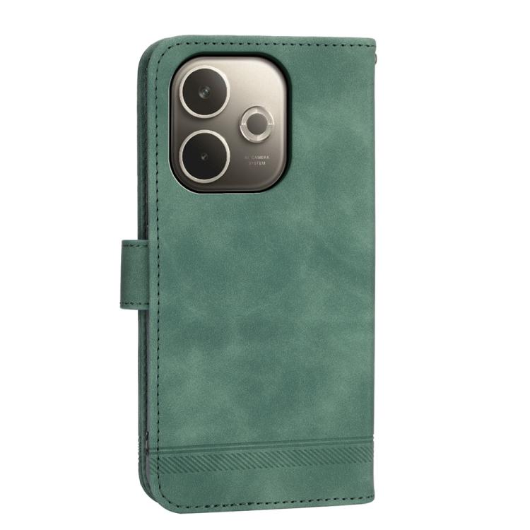 For OPPO A5 PRO 5G Global Dierfeng Dream Line TPU Hybrid PU Leather Phone Case