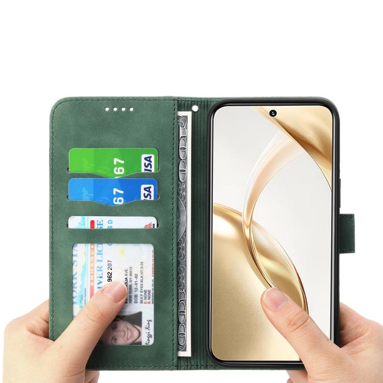For OPPO Reno14 Global / Reno14 F 5G Dierfeng Dream Line TPU Hybrid PU Leather Phone Case