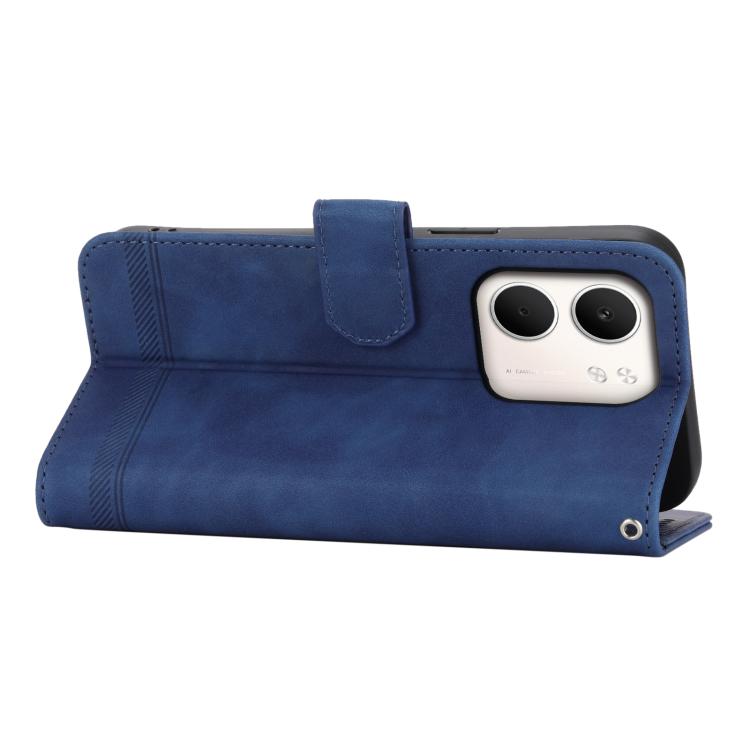For OPPO A5x 5G / A3 4G / 5G / A3x 4G / 5G Dierfeng Dream Line TPU Hybrid PU Leather Phone Case