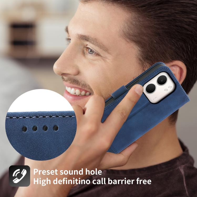 For OPPO A5x 5G / A3 4G / 5G / A3x 4G / 5G Dierfeng Dream Line TPU Hybrid PU Leather Phone Case