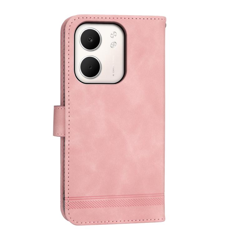 For OPPO A5x 5G / A3 4G / 5G / A3x 4G / 5G Dierfeng Dream Line TPU Hybrid PU Leather Phone Case