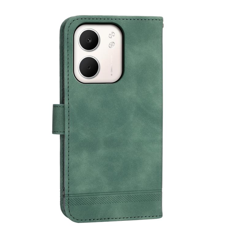 For OPPO A5x 5G / A3 4G / 5G / A3x 4G / 5G Dierfeng Dream Line TPU Hybrid PU Leather Phone Case