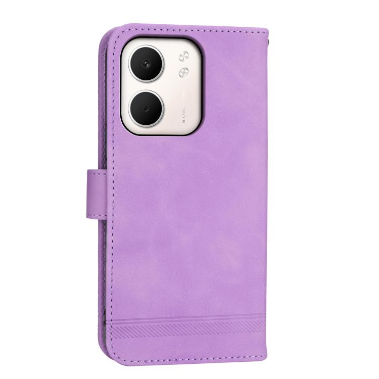For OPPO A5x 5G / A3 4G / 5G / A3x 4G / 5G Dierfeng Dream Line TPU Hybrid PU Leather Phone Case