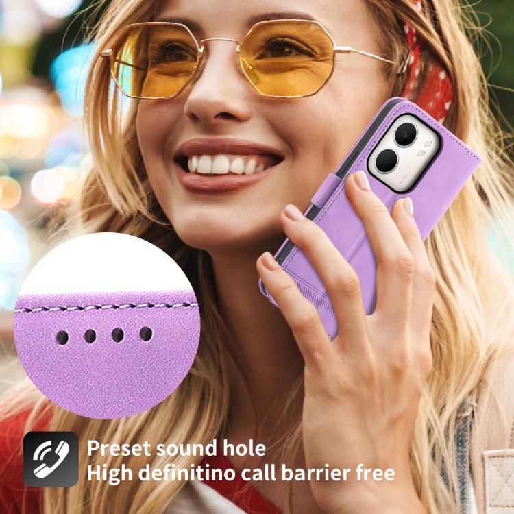 For OPPO A5x 5G / A3 4G / 5G / A3x 4G / 5G Dierfeng Dream Line TPU Hybrid PU Leather Phone Case