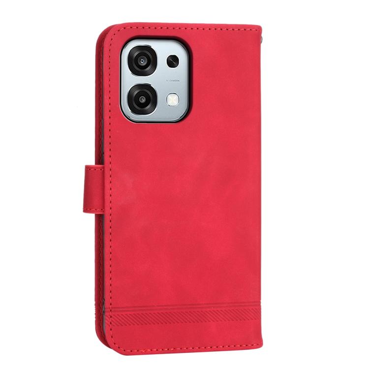For OPPO A6 Pro 4G / 5G Global / F31 5G Dierfeng Dream Line TPU Hybrid PU Leather Phone Case