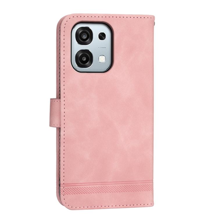 For OPPO A6 Pro 4G / 5G Global / F31 5G Dierfeng Dream Line TPU Hybrid PU Leather Phone Case