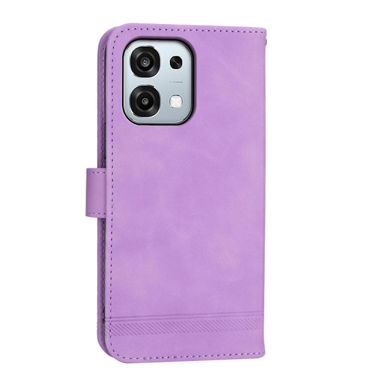 For OPPO A6 Pro 4G / 5G Global / F31 5G Dierfeng Dream Line TPU Hybrid PU Leather Phone Case