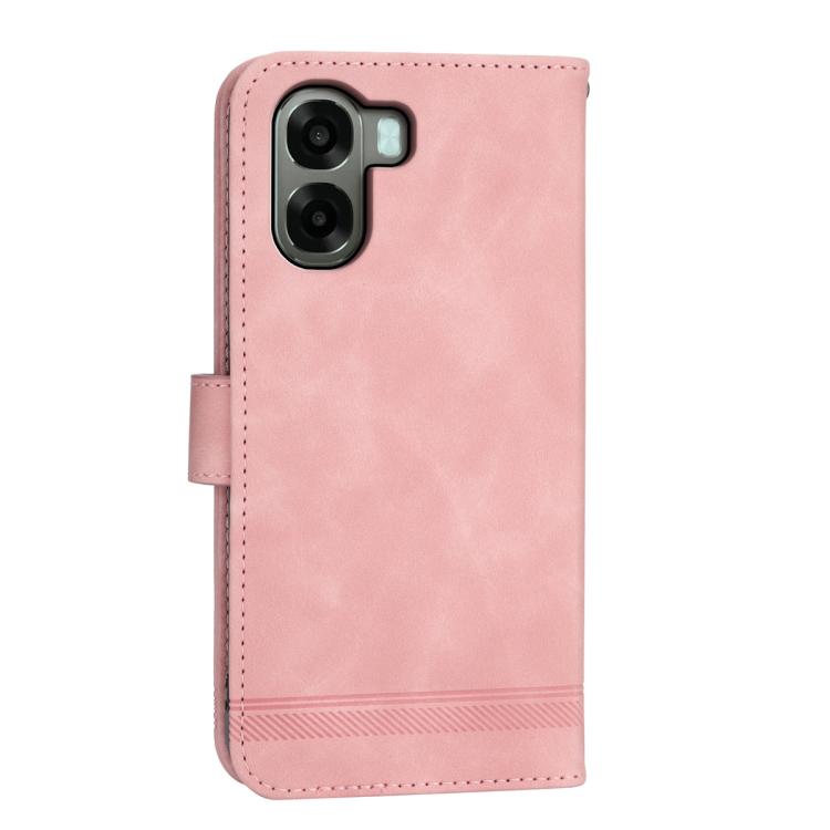 For OPPO A6x 5G / A6 5G Global Dierfeng Dream Line TPU Hybrid PU Leather Phone Case