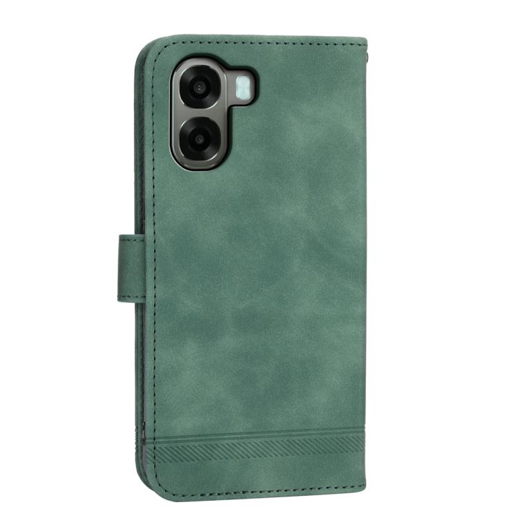 For OPPO A6x 5G / A6 5G Global Dierfeng Dream Line TPU Hybrid PU Leather Phone Case
