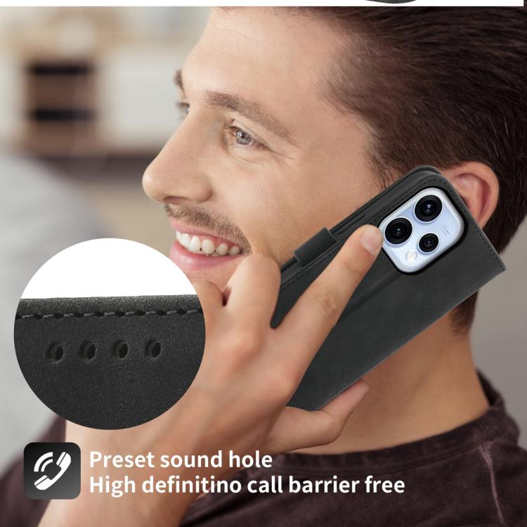 For OPPO Reno15 5G / Reno 15c 5G Dierfeng Dream Line TPU Hybrid PU Leather Phone Case