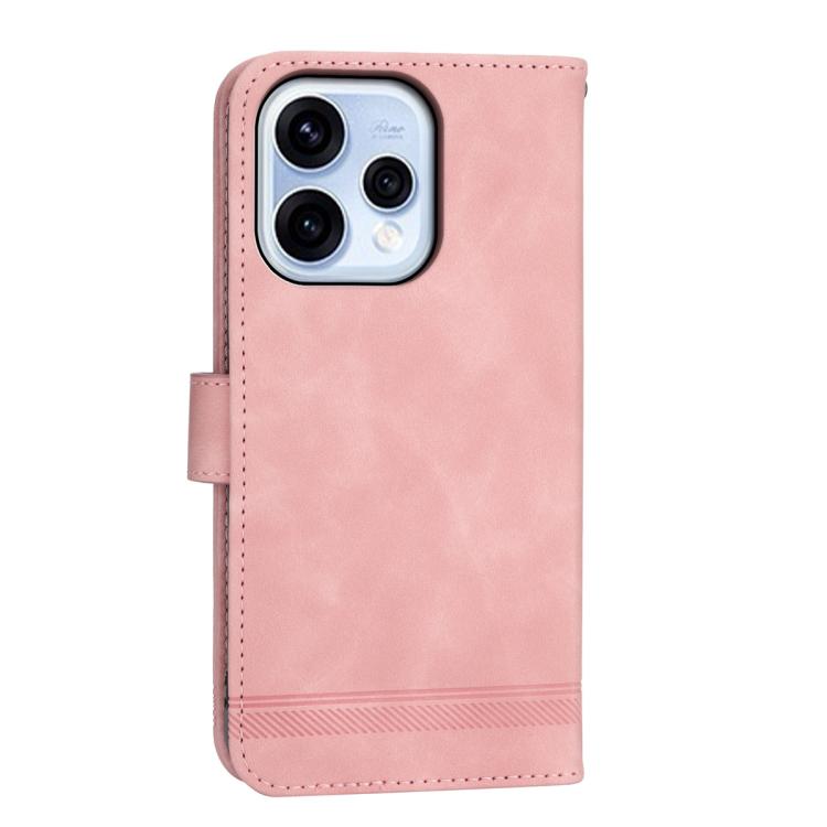 For OPPO Reno15 5G / Reno 15c 5G Dierfeng Dream Line TPU Hybrid PU Leather Phone Case