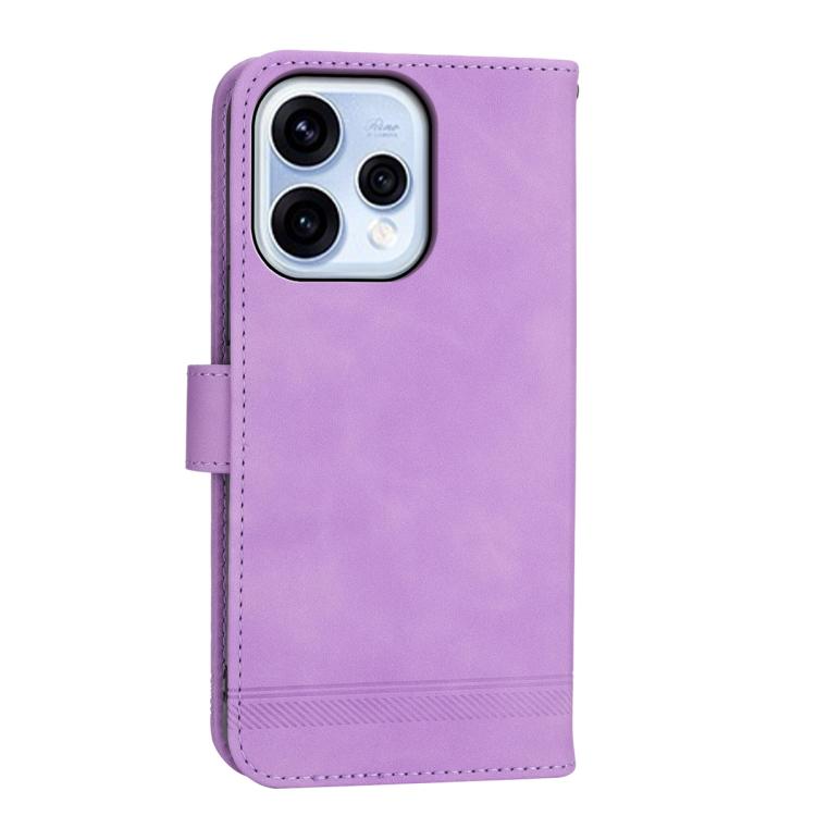 For OPPO Reno15 5G / Reno 15c 5G Dierfeng Dream Line TPU Hybrid PU Leather Phone Case
