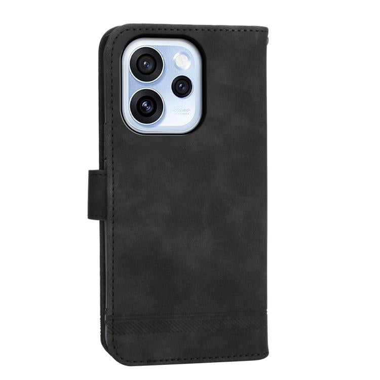 For OPPO Reno15 F 5G Dierfeng Dream Line TPU Hybrid PU Leather Phone Case