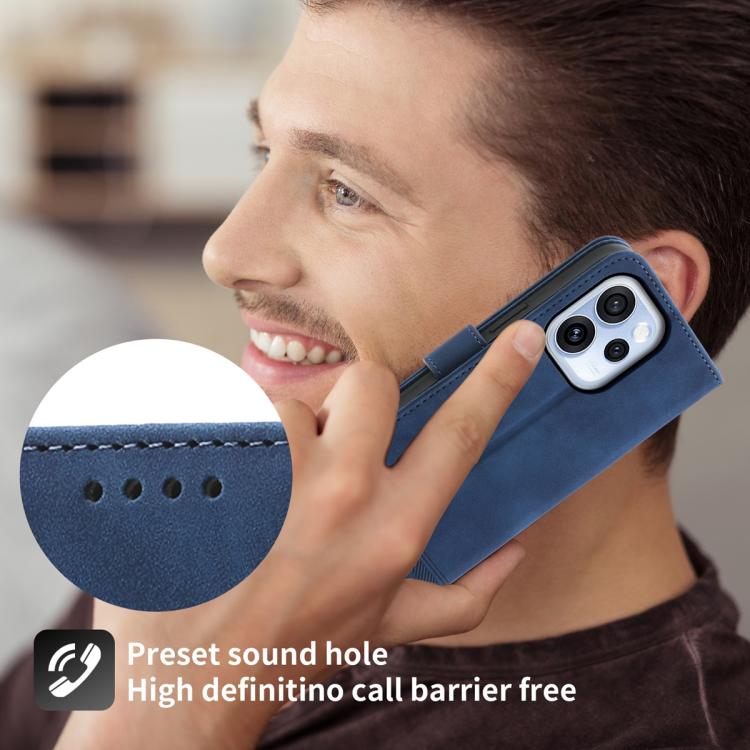For OPPO Reno15 F 5G Dierfeng Dream Line TPU Hybrid PU Leather Phone Case