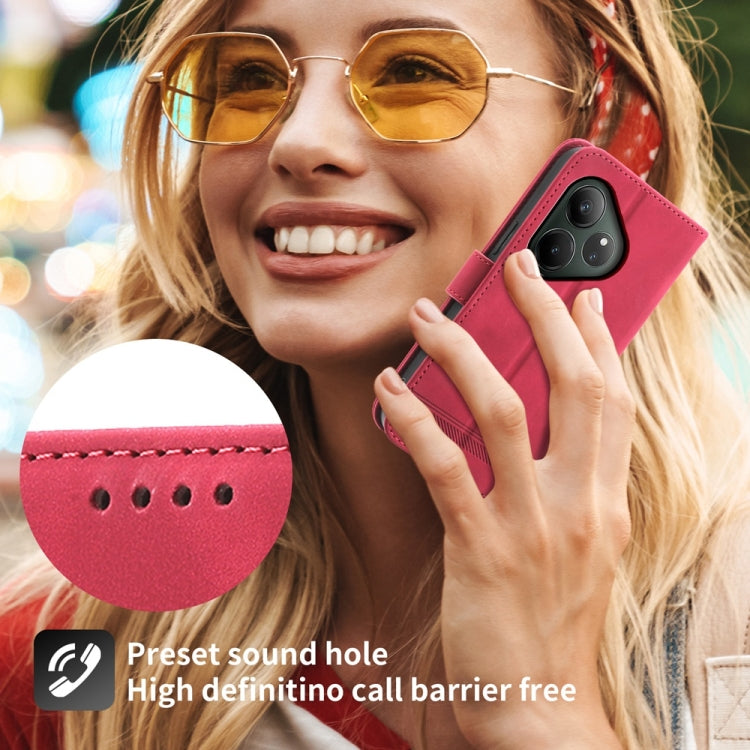 For Realme GT 6 Global Dierfeng Dream Line TPU Hybrid PU Leather Phone Case