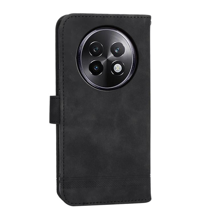 For Realme 13+ Dierfeng Dream Line TPU Hybrid PU Leather Phone Case