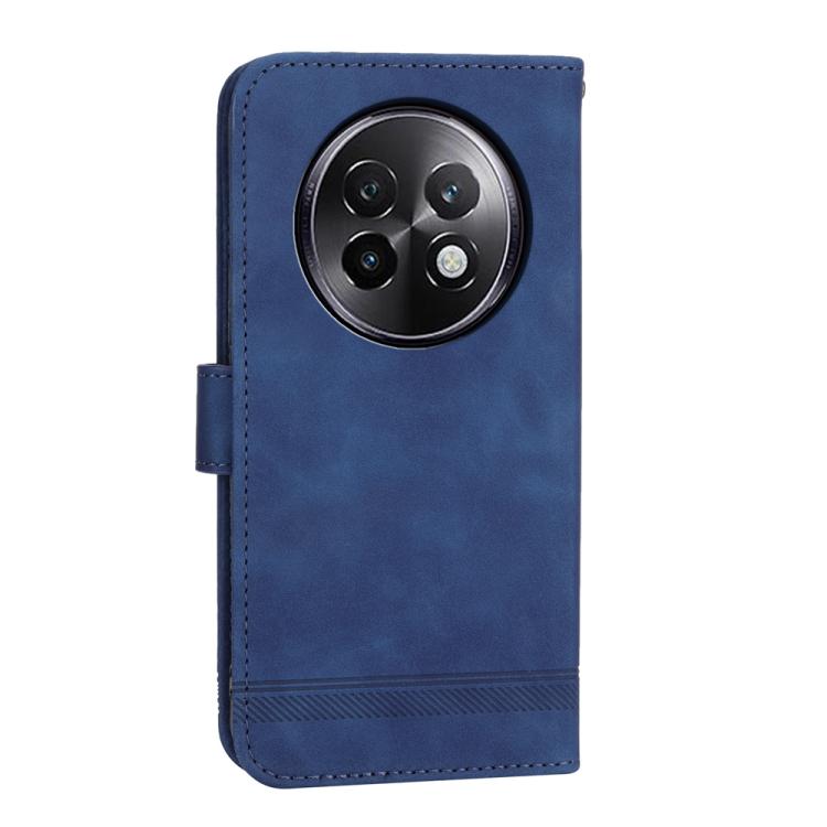 For Realme 13+ Dierfeng Dream Line TPU Hybrid PU Leather Phone Case