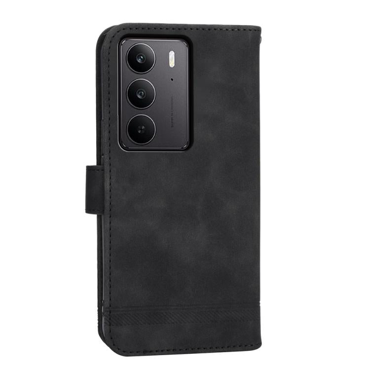 For Realme C75 / Realme 14x Dierfeng Dream Line TPU Hybrid PU Leather Phone Case