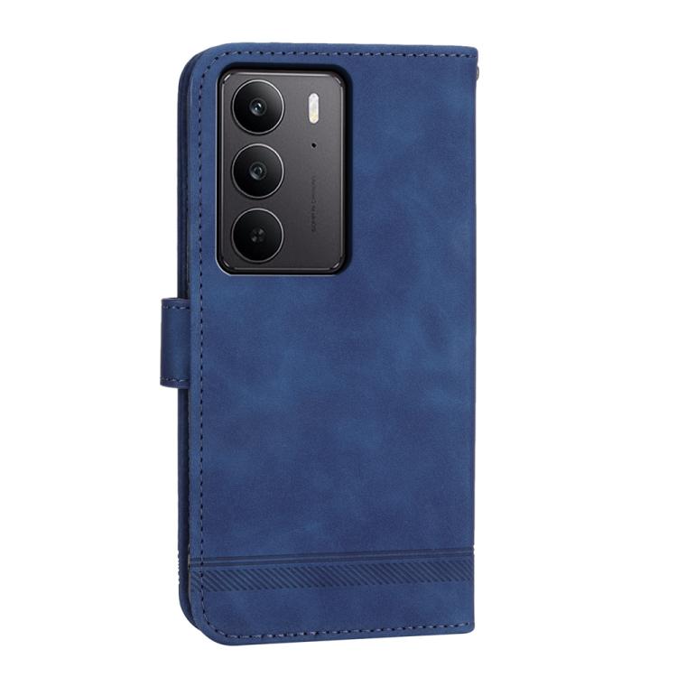 For Realme C75 / Realme 14x Dierfeng Dream Line TPU Hybrid PU Leather Phone Case