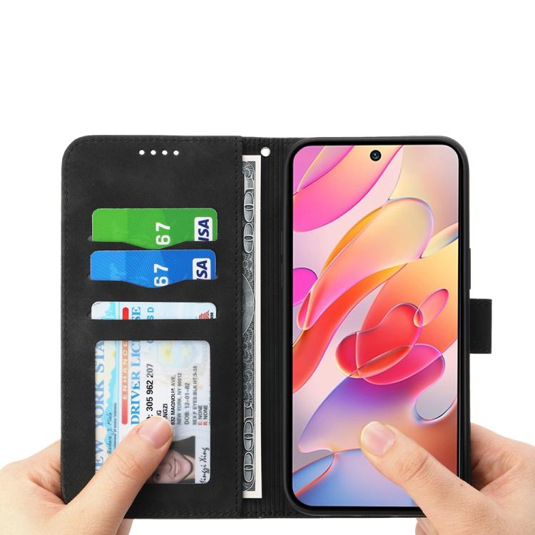 For Realme 14 Pro Dierfeng Dream Line TPU Hybrid PU Leather Phone Case