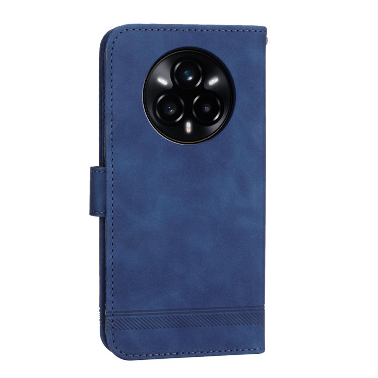 For Realme 14 Pro Dierfeng Dream Line TPU Hybrid PU Leather Phone Case