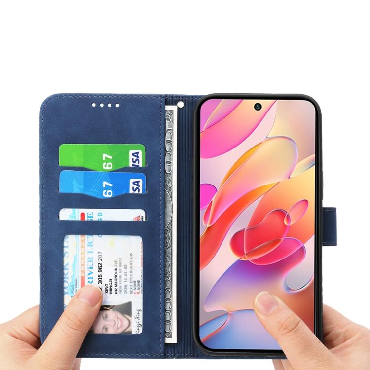 For Realme 14 Pro Dierfeng Dream Line TPU Hybrid PU Leather Phone Case