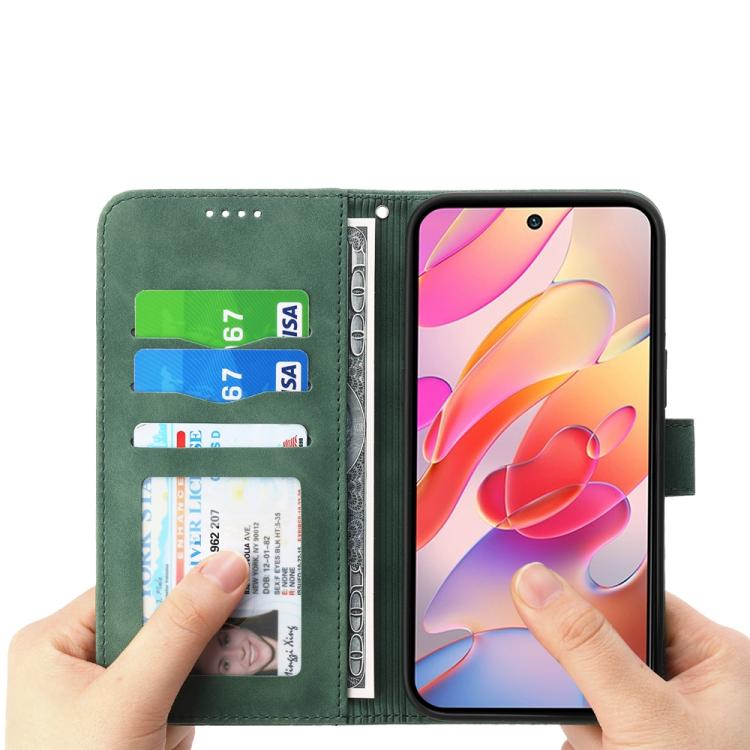 For Realme 14 Pro Dierfeng Dream Line TPU Hybrid PU Leather Phone Case