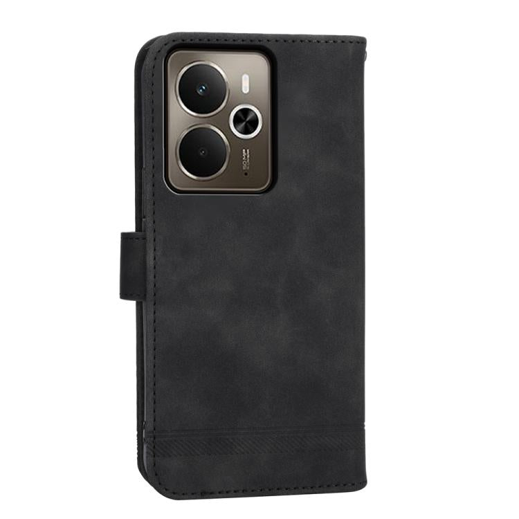 For Realme 14 / Realme P3 5G Dierfeng Dream Line TPU Hybrid PU Leather Phone Case