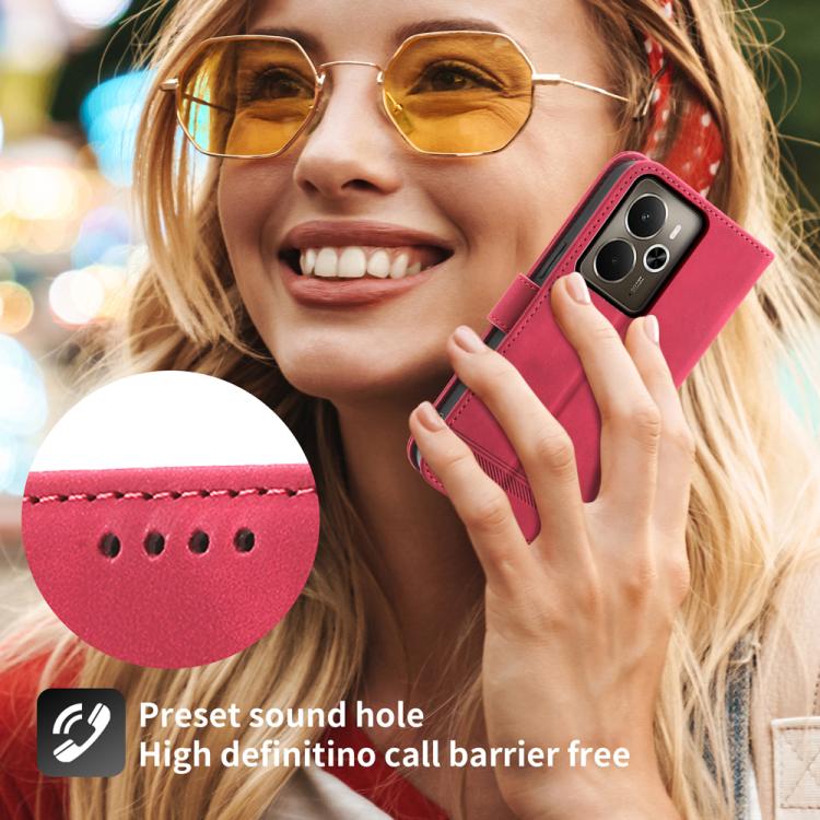 For Realme 14 / Realme P3 5G Dierfeng Dream Line TPU Hybrid PU Leather Phone Case