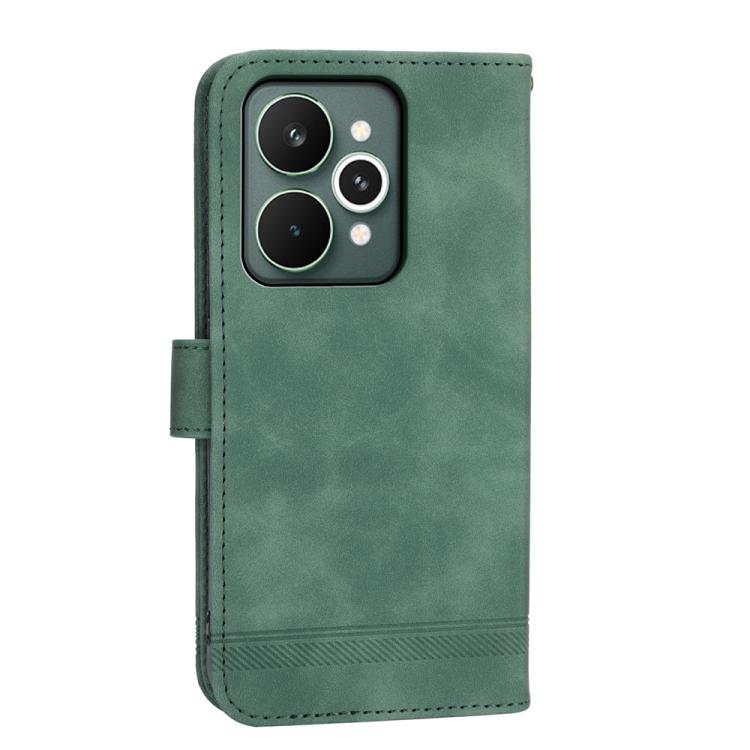 For Realme 15 5G / Realme 15 Pro 5G Dierfeng Dream Line TPU Hybrid PU Leather Phone Case