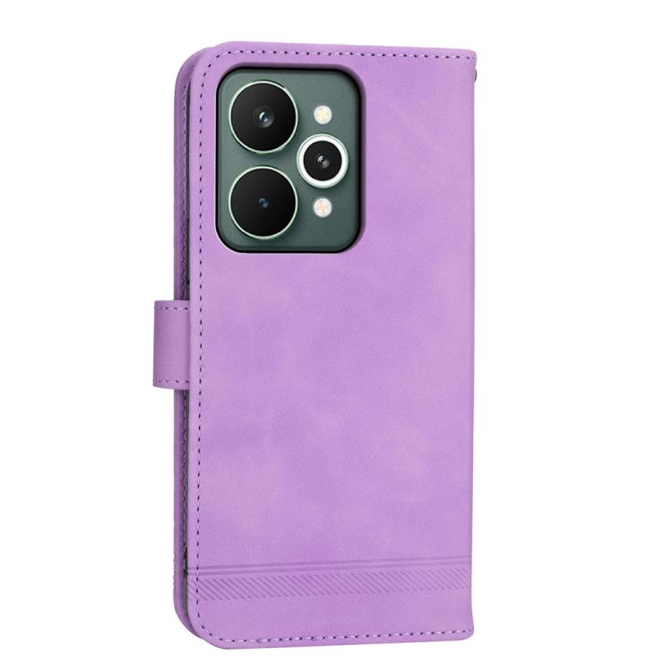 For Realme 15 5G / Realme 15 Pro 5G Dierfeng Dream Line TPU Hybrid PU Leather Phone Case
