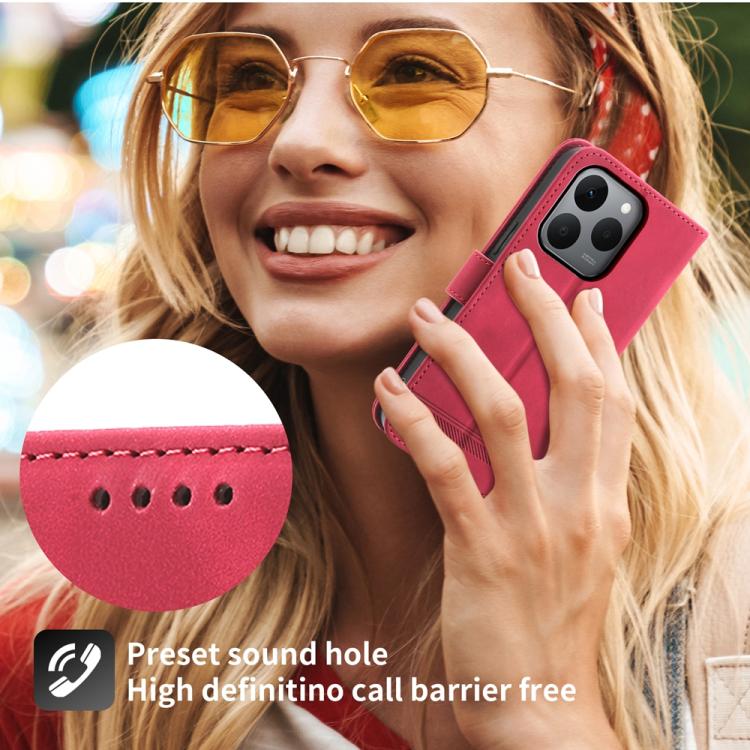 For Realme 15T 5G Dierfeng Dream Line TPU Hybrid PU Leather Phone Case