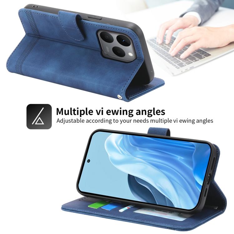 For Realme 15T 5G Dierfeng Dream Line TPU Hybrid PU Leather Phone Case