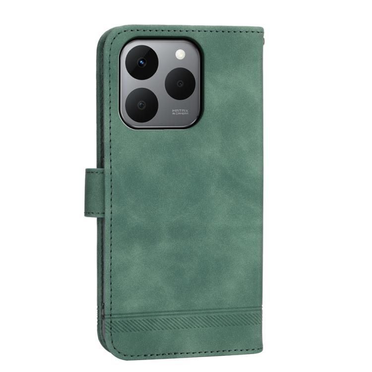 For Realme 15T 5G Dierfeng Dream Line TPU Hybrid PU Leather Phone Case