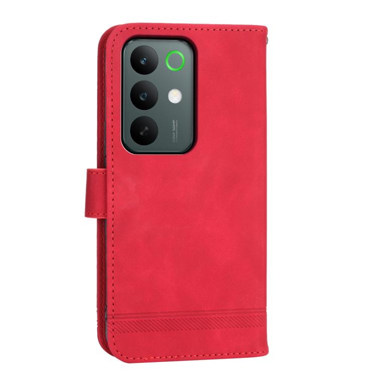 For Realme C85 5G / Realme 15x 5G Dierfeng Dream Line TPU Hybrid PU Leather Phone Case