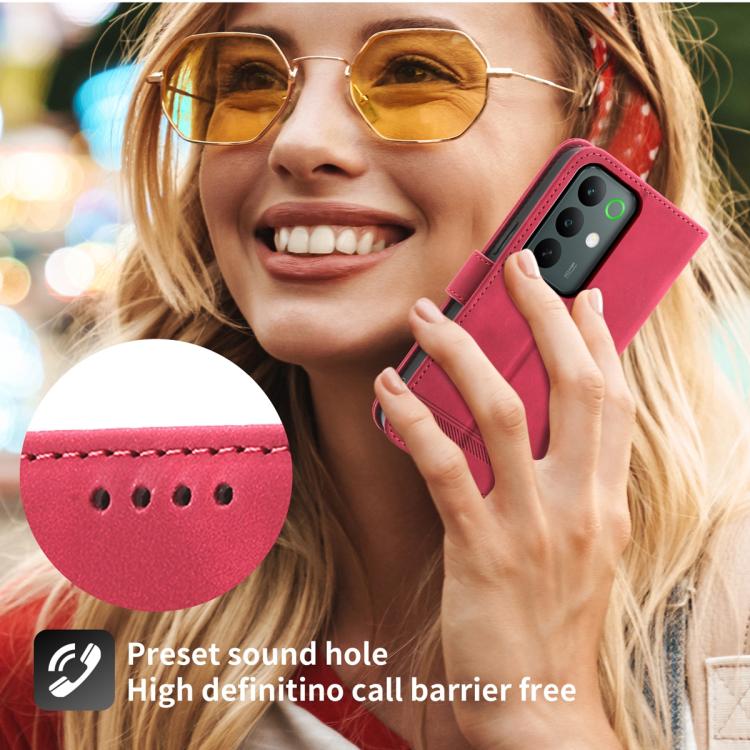 For Realme C85 Pro 4G Dierfeng Dream Line TPU Hybrid PU Leather Phone Case