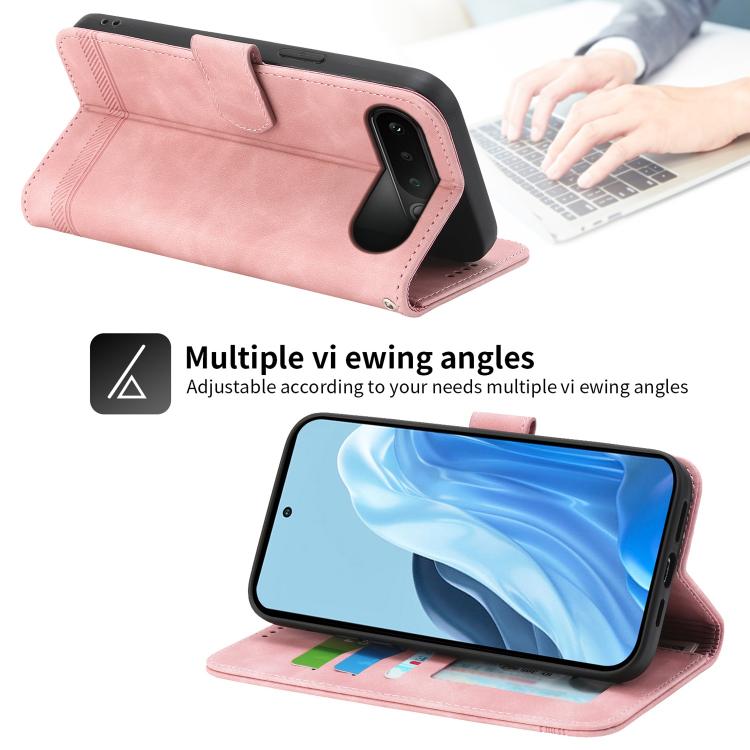 For Realme 16 5G Dierfeng Dream Line TPU Hybrid PU Leather Phone Case