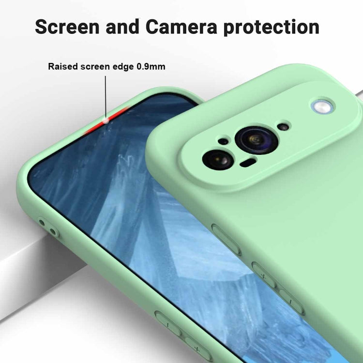 For Google Pixel 9 Solid Color Liquid Silicone Dropproof Full Coverage Phone Case