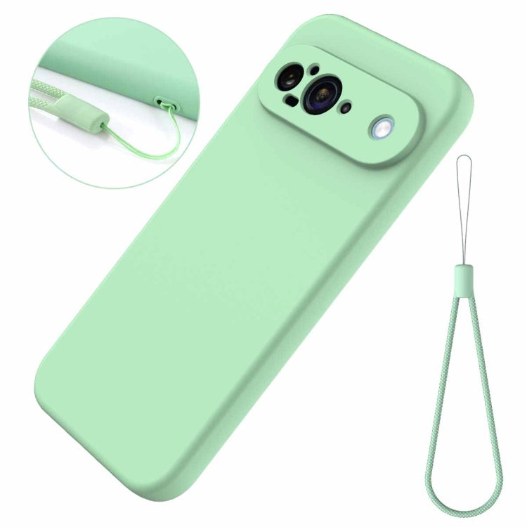 For Google Pixel 9 Solid Color Liquid Silicone Dropproof Full Coverage Phone Case